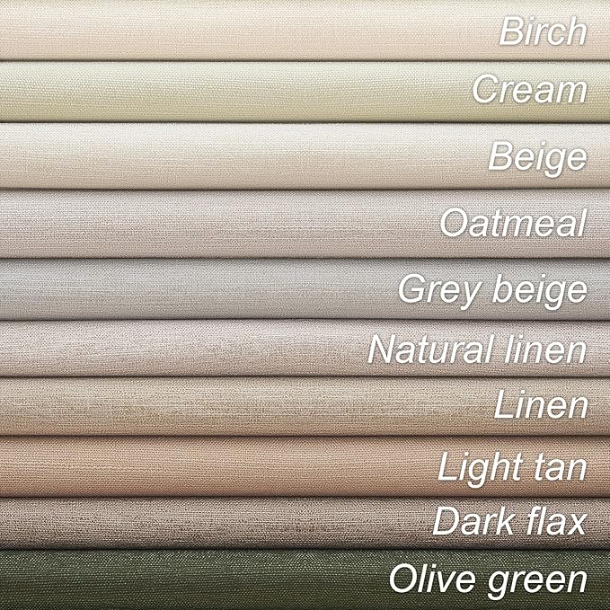 Topfinel Blackout Linen Blend Curtains 96 Inches Long 2 Panels, Back Tab and - Image 8