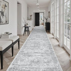 Soalmost Washable Hallway Runner Rug 3x18 Kitchen Entry Rugs Non-Slip, Foldable - Image 3