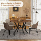 42" Round Dining Table for 4, Farmhouse Kitchen Table - Image 4