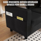 JAMFLY Convertible L-Shaped Sectional Sofa - Image 5