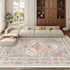 9x12 Area Rugs for Living Room, Large Washable Rug, Dining Room, Low Pile - Image 4