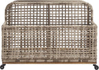 Crosley Furniture Ridley Wicker Outdoor Storage Pool Caddy - Image 2