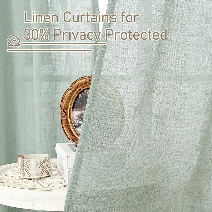 Living Room Linen Curtains - Image 5