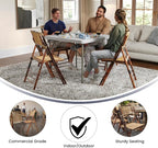 Flash Furniture Folding Bohemian Bamboo Chairs - Image 5
