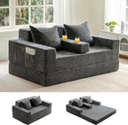 MAXYOYO Loveseat Sofa Bed, 4 in 1 Convertible Boneless Couch Folding Recliner by MAXYOYO