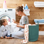 XUANGUO Cotton Rope Laundry Basket Hamper - Image 4