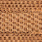 Bali & pari Minahasa Bohemian Light Honey Braided Rattan Side Table - Image 8