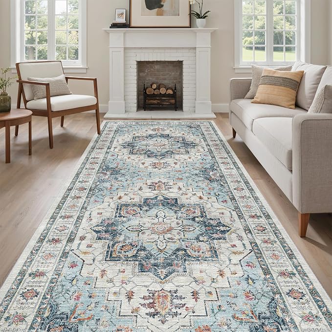 Madane 4x10 Wide Hallway Runner Rug Washable - Image 4