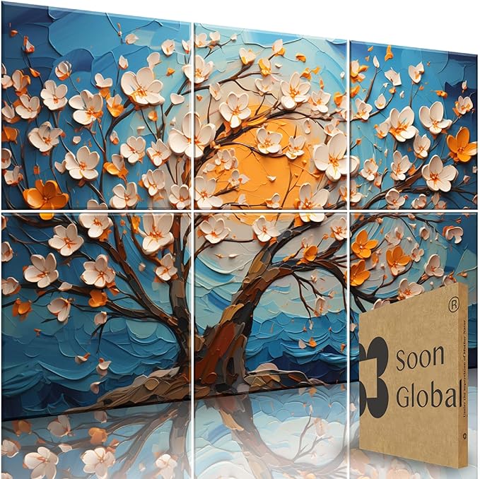 Soon Global Acoustical Wall Panels, 72 X 48 Inches Art Acoustic Panels by SoonGlobal