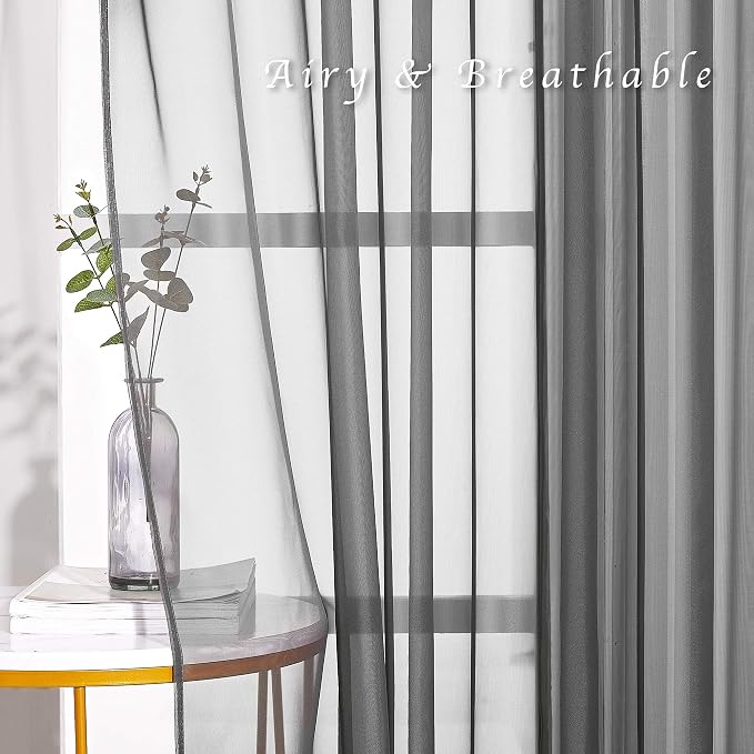 NICETOWN 45 Inch Sheer Curtains - Image 6