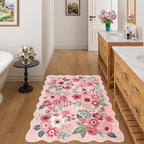 DUKINO 3x4 Rug, Non Slip Floral Washable Area Rug - Image 3
