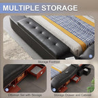 King Size Smart Multifunctional Bed Frame, Platform Bed - Image 7