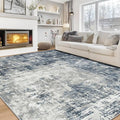 Aelenmu 10x14 Area Rugs for Living Room Dining Room Washable Blue Grey | Soft by Aelenmu