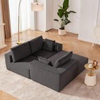 108” Modular Sectional Sofa, Cloud Sectional Couch - Image 6