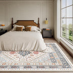 Pink Rugs for Bedroom-5x7 Area Rugs for Living Room, Dining Room, Low Pile - Image 9