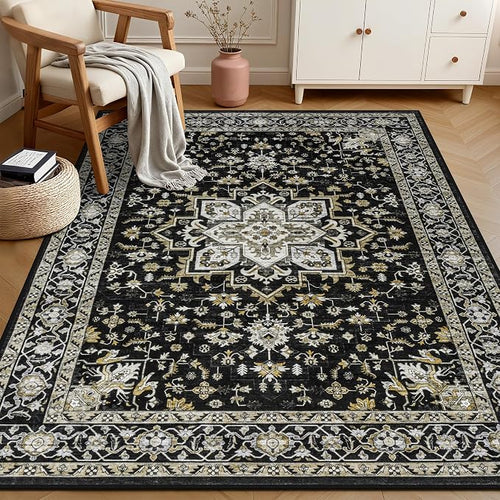 3x5 Area Rugs Living Room: Washable Rug - Image 2