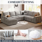 108 Inch Modular Sectional Sofa - Image 5