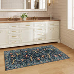 DUKINO 2x4 Rug for Entryway, Animal Washable Rug for Kitchen, Low Pile - Image 9