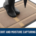 OLANLY Front Door Mat Outside 71x23, All-Season Heavy-Duty Rubber Doormat | - Image 4