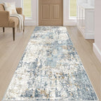 LOONGRUG Runner Rug 3x10 Washable Non-Slip Kitchen Neutral Modern Rug | - Image 4