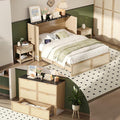 VINGLI Full Size Rattan Murphy Bed by VINGLI