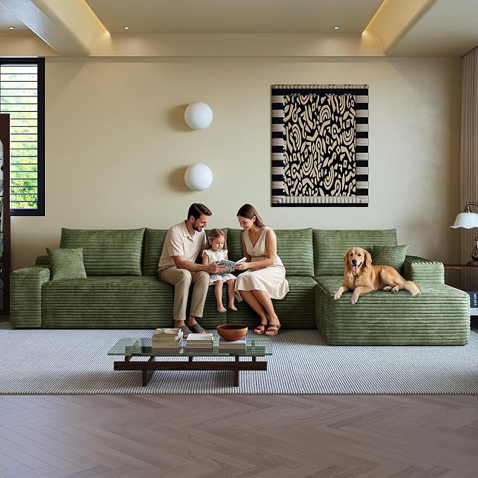 AUGOP 136" Sectional Couches for Living Room Modern Modular Sofa - Image 6