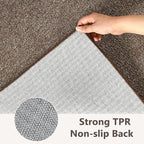 2x3 Coffee/White Area Rug Washable Non-Slip Soft - Image 6
