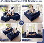 MAXYOYO Sectional Sofa Couch and Chaise Lounge, L Shaped Modern Cloud Couch - Image 3