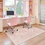 Pink Rugs for Bedroom-3x5 Rug for Entryway, Girls Room | Small Washable Rug for - Image 8