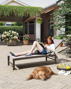 Crestlive Products Outdoor Lounge Chairs, Aluminum Pool Chaise Lounge Chairs - Image 8