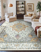 RELEANY Washable Area Rug, Large 10'x14', Water Repellent, Pet Friendly - Image 4