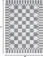 GarveeHome Checkered Rug 4x6 Area Rugs - Image 2
