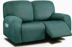 ULTICOR Reclining Loveseat Slipcover, 6-Piece Yarn Dyed Sofa Covers, 2 Seat by ULTICOR