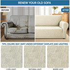 ZNSAYOTX 1 Piece Stretch Oversized Sofa Covers, New Plaid Couch Cover - Image 5