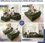 MAXYOYO 104" L Shaped Modular Sectional Sofa - Image 3
