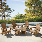 SERWALL Double Adirondack Side Table Rectangular End Table Set of 4 - Image 11