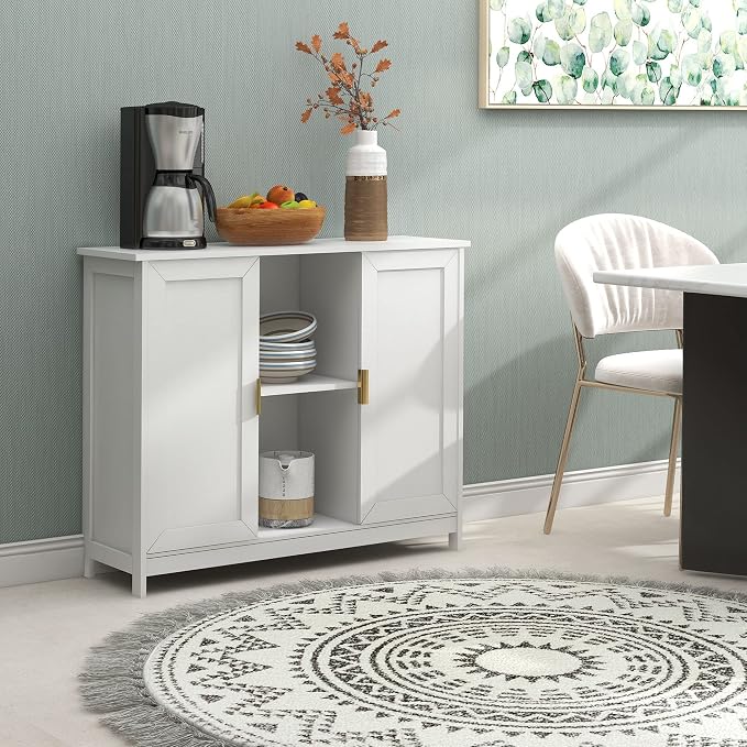 TaoHFE White Buffet Cabinet - Image 8