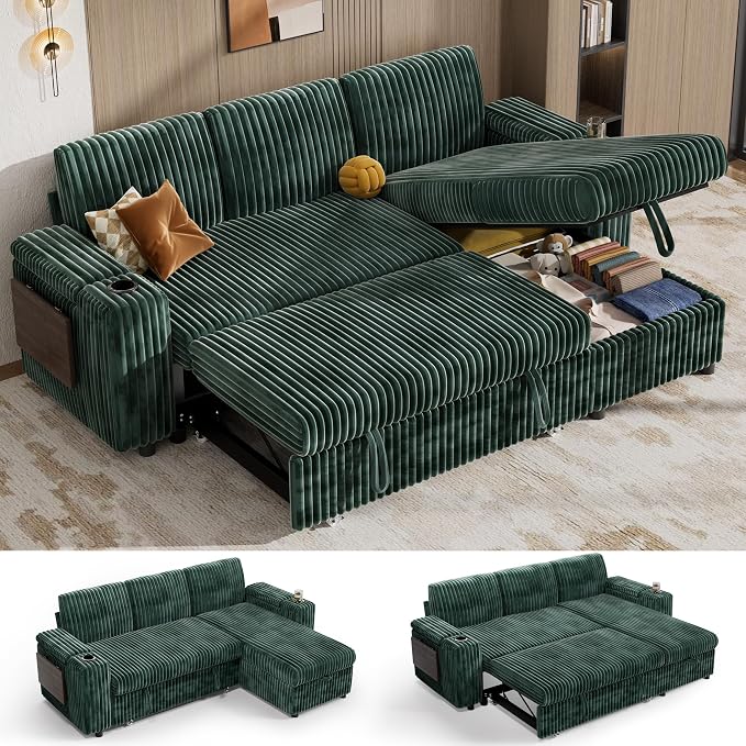 Vipbear 86" Modular Sectional Sleeper Sofa by VipbearLiving