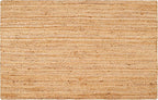Hausattire Jute Braided Area Rug, 4x6 ft | 100% natural jute, hand woven - Image 3