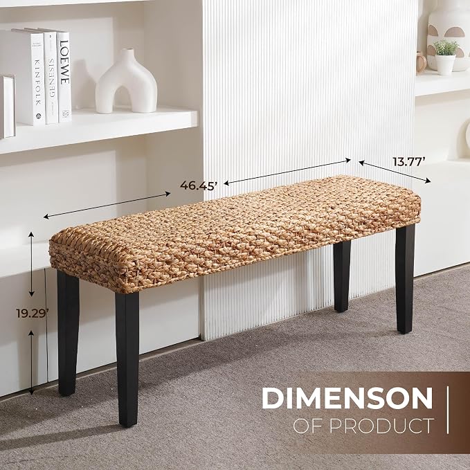 Solid Wood Acacia Indoor Bench - Image 2