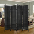 Roundhill Furniture Inkwell 4-Panel Bamboo Room Divider, Folding Portable by RoundhillFurniture