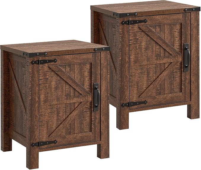 OKD Farmhouse Nightstand Set of 2 by OKD