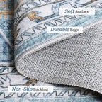 Madane Washable Runner Rugs 2x12 Long - Image 4