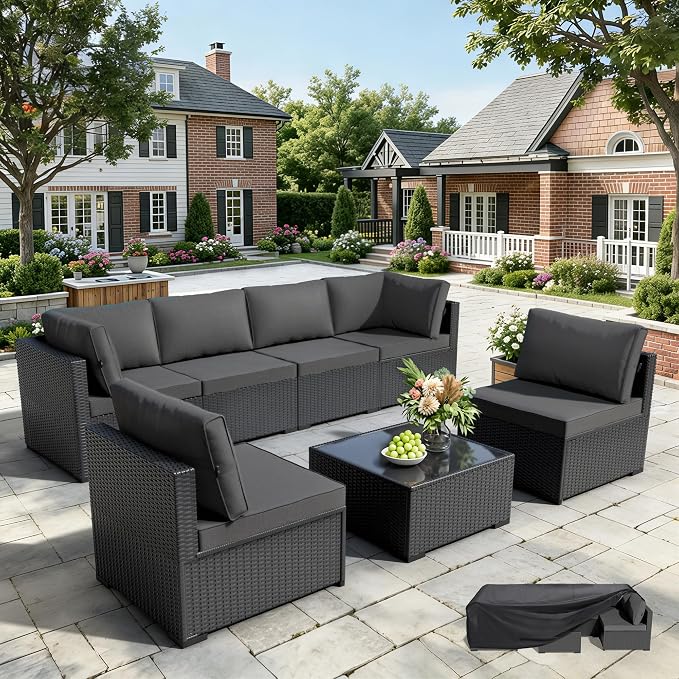 WWR Patio Furniture Set 7 Piece by Unknown