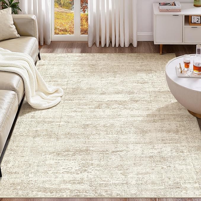 UERMEI 9x12 Washable Area Rug by UERMEI