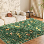 DUKINO 8x10 Area Rugs, Washable Soft Animal Bedroom Rug Non Slip, Low Pile - Image 8
