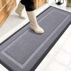 OLANLY Front Door Mat Outside 47x17, All-Season Heavy-Duty Rubber Doormat | by OLANLY