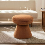 Furniture of America Rami Modern 18-inch Mushroom-Shape Upholstered Ottoman by FurnitureofAmerica