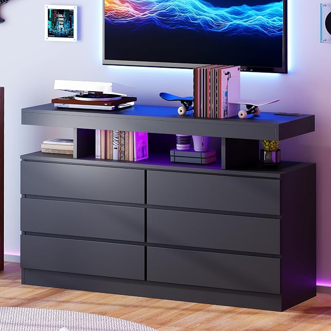 BEWISHOME Black Dresser for Bedroom - Image 6