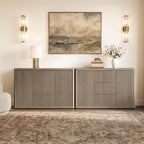 SICOTAS Buffet Cabinet with Storage 109.4" Large Modern Accent Storage Cabinet - Image 9